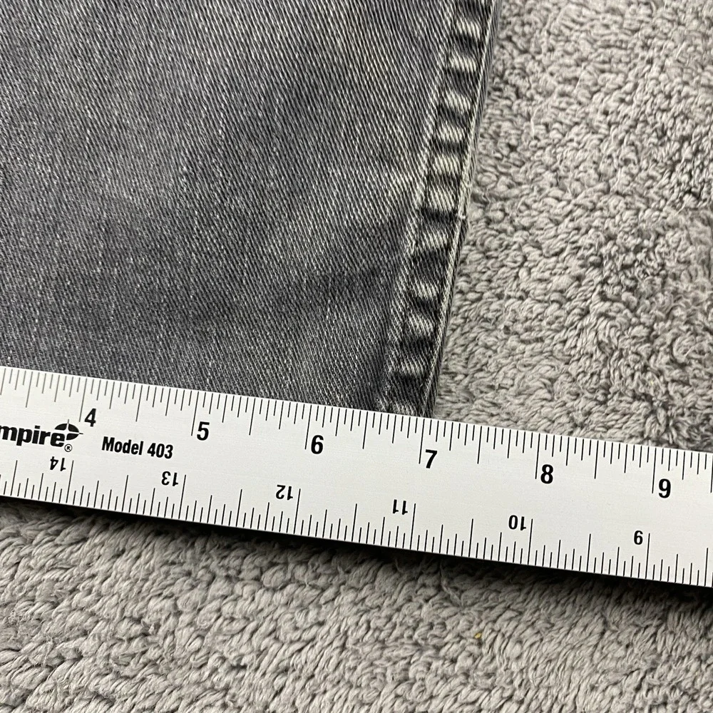 Levis 511 Slim Straight Jeans Mens 34x27‎ Gray Mid Rise